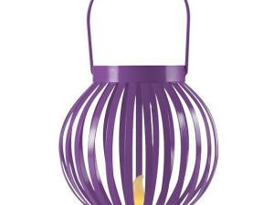 Dekorativna LED Svjetiljka Purple Svijeća u Vazi