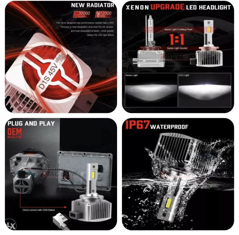 LED sijalice umjesto xenona D1S D2S D3S D8S