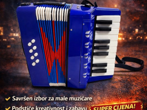 PLAVA DJEČIJA HARMONIKA  I DRUGE BOJE 065 495 481