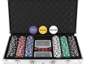 NOVOGODIŠNJA AKCIJA -  PRO POKER SET 300 LASER ČIPOVA / ŽETONA