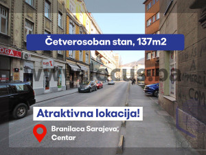 LOCUS prodaje: Četverosoban stan u centru grada, Centar