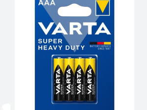 Baterija R3 AAA 1.5V 4/1 VARTA Superlife 0027317