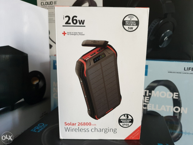 Mihoto Solar PowerBank 26800mAh Wireless Punjač Power Bank OLX.ba