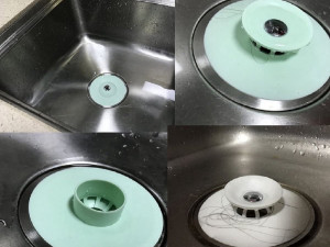 Silikonski čep za odvod 2 u 1