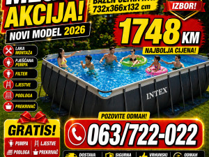 Bazen Intex XTR 732x366x132 - BAZENI AKCIJA!063-722-022