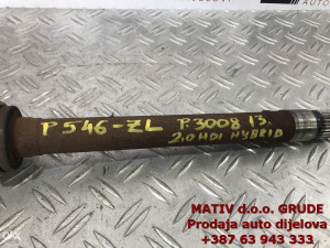 Poluosovina ZL Peugeot 3008 2,0 HDI HYbrid4 9671241480