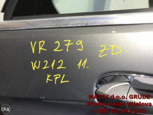 Vrata zadnja DESNA Mercedes E klasa w212 2011