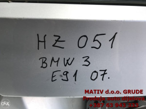 HAUBA ZADNJA gepek vrata BMW 3 Karavan E91 2007