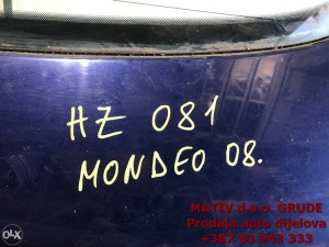 HAUBA ZADNJA gepek vrata Ford Mondeo 3 HATCHBACK 2008