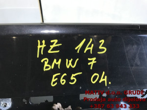 HAUBA ZADNJA gepek BMW 7 E65 2005