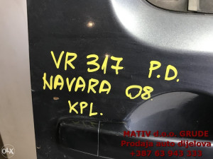 Vrata prednja DESNA Nissan Navara 2008