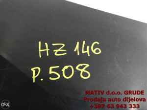 HAUBA ZADNJA gepek Peugeot 508 2012