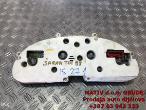 Instrument sat VW Sharan 1 1,9 TDI 1997 7M0919861R