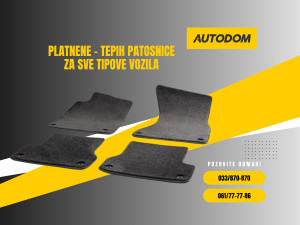 TEPIH PATOSNICE za sve modele automobila - AUTODOM