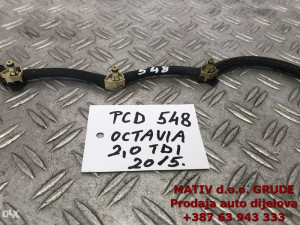 Prelivna crijeva dizni Škoda Octavia 3 2,0 TDI VRS 2015