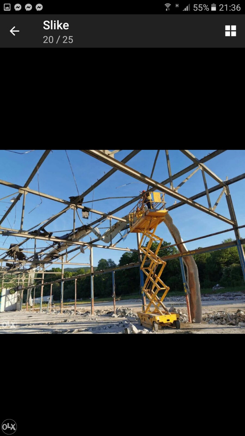 Hala montažna čelična metalna konstrukcija 25x48željezn