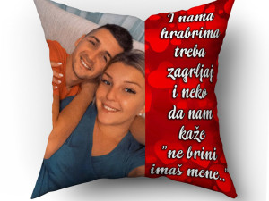 Foto Jastuk 43x43cm Idealan poklon za sve
