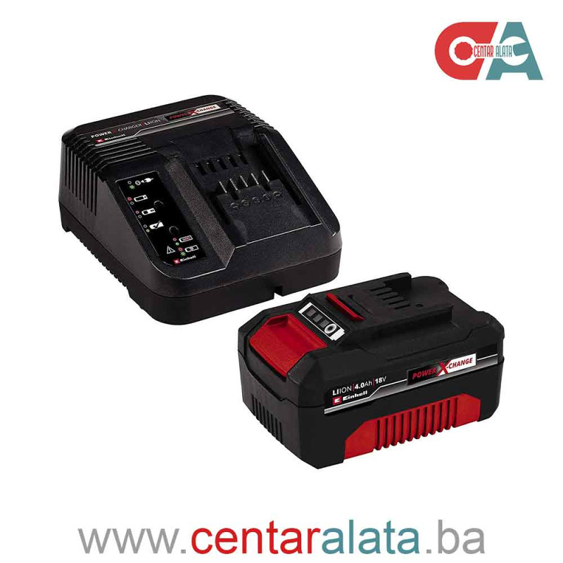 Einhell Set Brzi Punjač I Baterija  X-Change 18V 4Ah