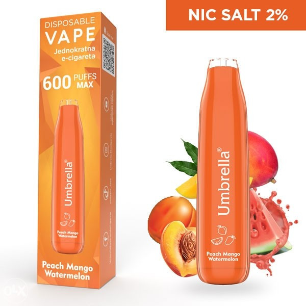Umbrella Električna cigareta Jednokratna 600 MAX Puffs Električne cigarete OLX.ba