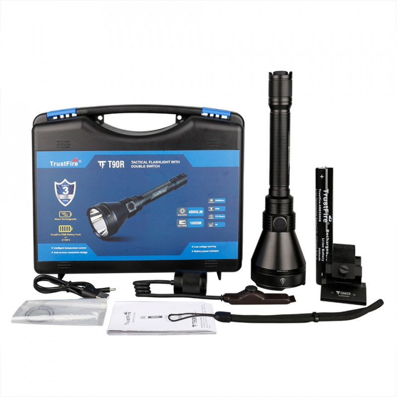 Lampa za lov TrustFire T90R lovački set 4800 lumena
