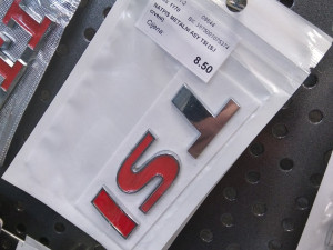 Natpis naljepnica GTI TSI