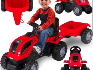 Djeciji traktor sa prikolicom/za djecu na pedale kamion