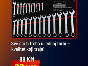 SET KLJUCEVA BLACK PROFI 25 KOMADA OD 6 DO 32