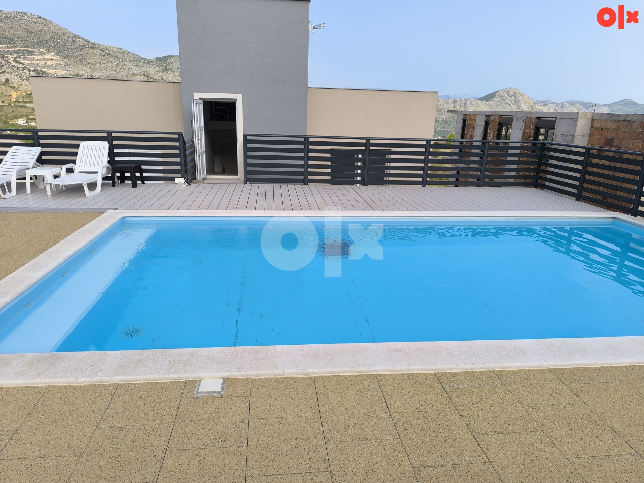 Ivanica(Kod Dubrovnika)Pogled more 65m2 stan,bazen,garaža,2terase