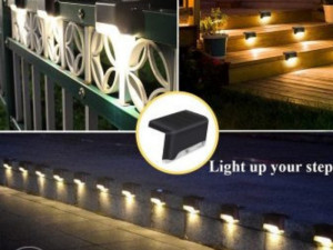 4X LED SOLARNE lampe za OGRADU STEPENIŠTE Stepenice