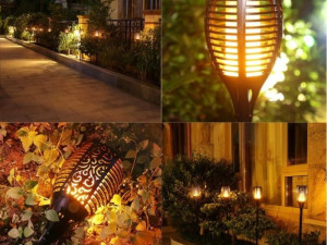 SOLARNA LAMPA ZA DVORIŠTE - LAMPA BAKLJA