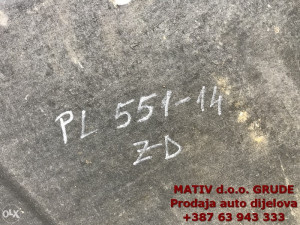 Podna zaštita ZADNJA DESNA Audi A8 LONG A8L 4H D4 2013