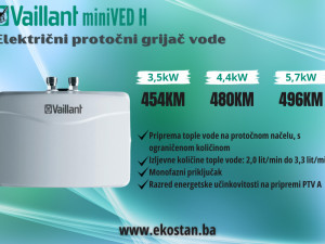 Vaillant protočni bojler miniVED H 3/2 3,5KW