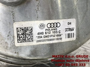 Vakum doboš kočnica Audi A8 4H D4 3,0 TDI 4H0612103C