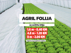 Agril folija agrotekstil paučina za zastitu od mraza