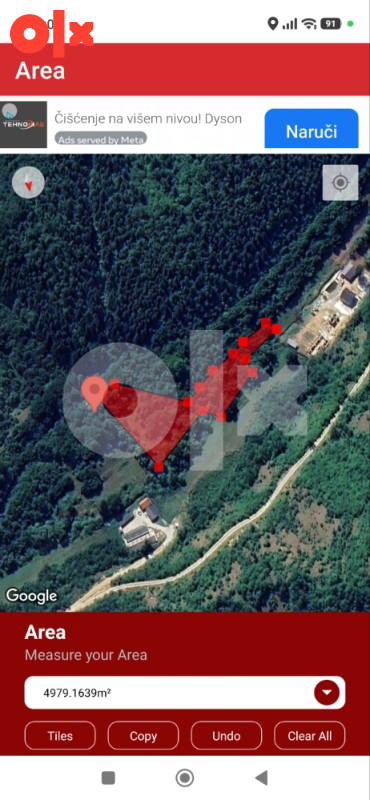 Zemljište i porušena kuća uz rijeku 2