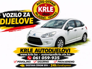 CITROEN C3 2009-2016 DIJELOVI KRLE AUTOOTPAD AUTO OTPAD