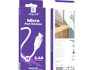 Digicell Superior USB Cable Micro 1M 2.4A