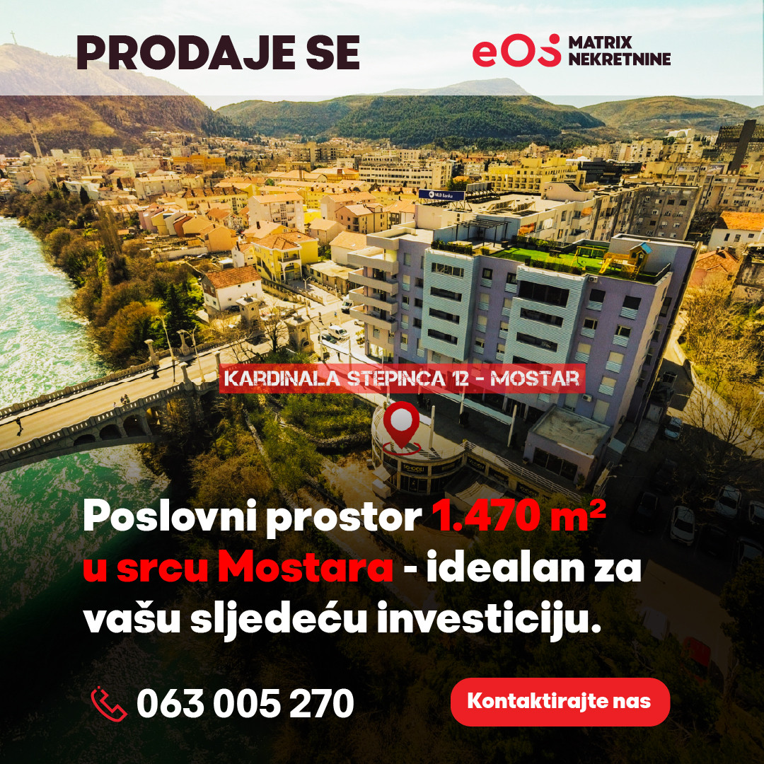 EOS / Poslovni Prostor / Wellness / Mostar / 1.470  m2 pnk