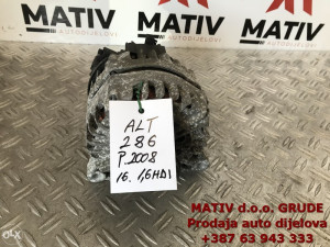 Alternator Peugeot 2008 1,6 HDi 2016 9810525380