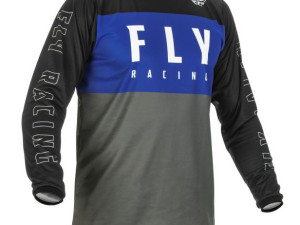 Moto cross/enduro off road majica FLY crno-sivo-plava