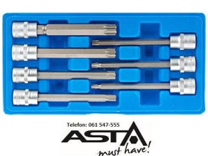 Set dugi nasadni Torx, T25-T60, prihvat 3/8" (S-SLS738)