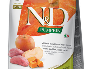 N&D 2,5 KG MINI-VEPAR TIKVA JABUKA HRANA ZA PSE