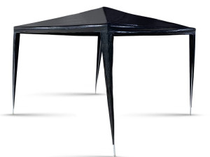 TENDA PAVILJON ZA VRT 3X3X2,5 m ANTRACIT PVC SKLOPIVA