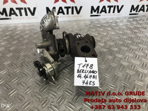 Turbina Citroen Berlingo 1,6 HDI 2014 TD02H2-07TVT-21