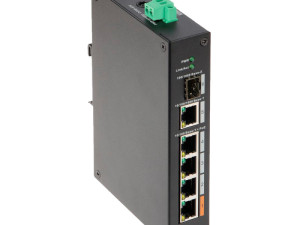 4 PORTNI INDUS. PoE SWITCH XS-SW0604HIPOE-F-60-DIN