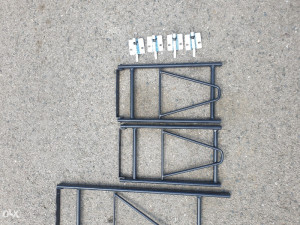 NOGE ZA KLUPU I ZA STO STABILNE SIVE DEBELE