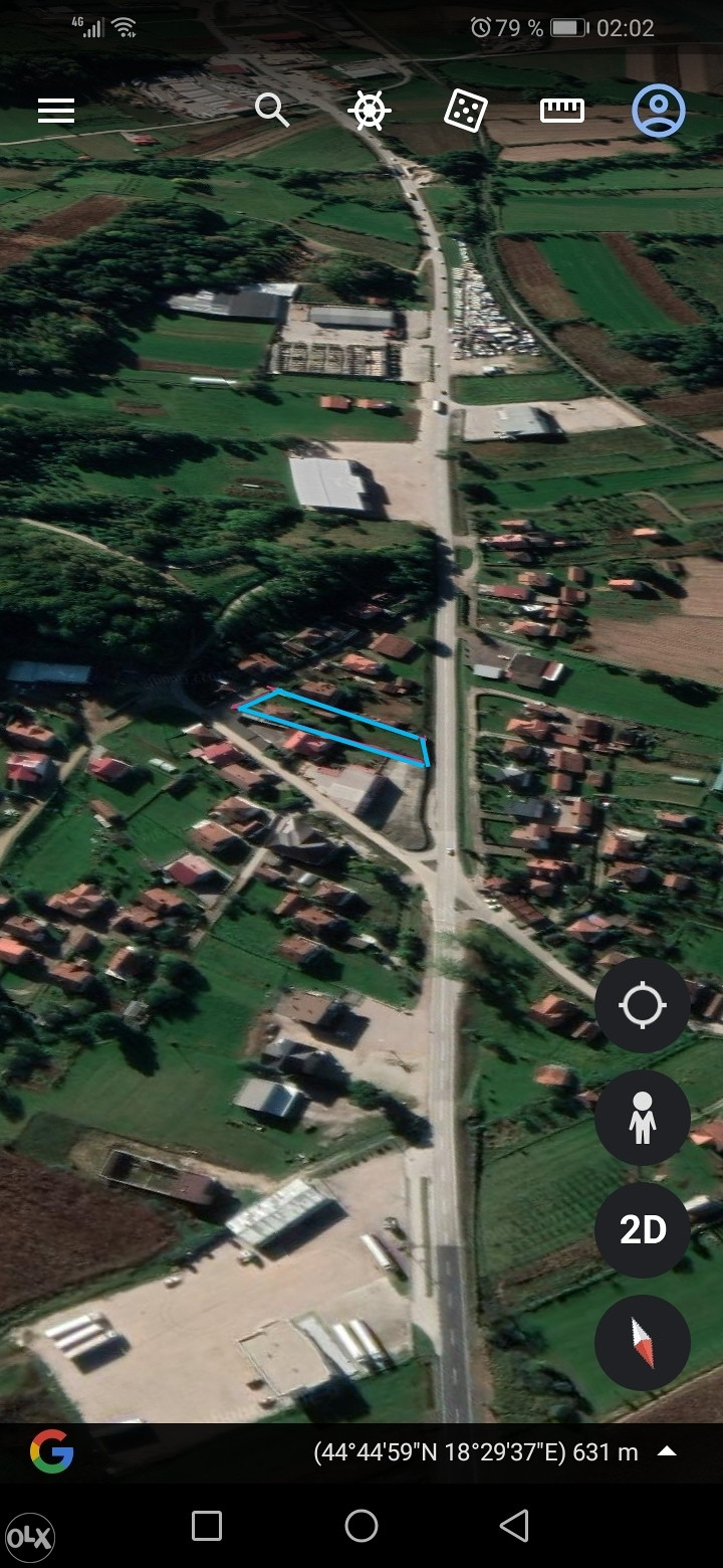 Plac 1104 m2 uz magistralu +38762637351 2