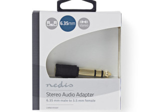 Stereo Audio Adapter 6.35 mm (M) - 3.5 mm (Ž)