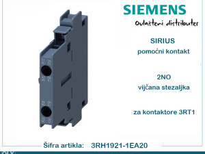 SIEMENS bočni pomoćni kontakt 2NO 3RH1921-1EA20
