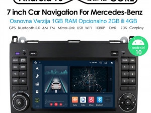 Mercedes Sprinter Crafter  Android GPS  A i B klassa